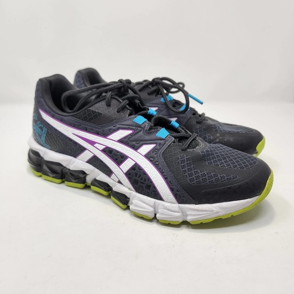 Asics Womens Gel Quantum 180 5 Running Walking Shoes Size 8 Gray Purple 1202A83 - Picture 1 of 9
